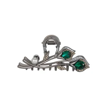 AJIDOU Faux Crystal+Alloy Hair Clips Women's