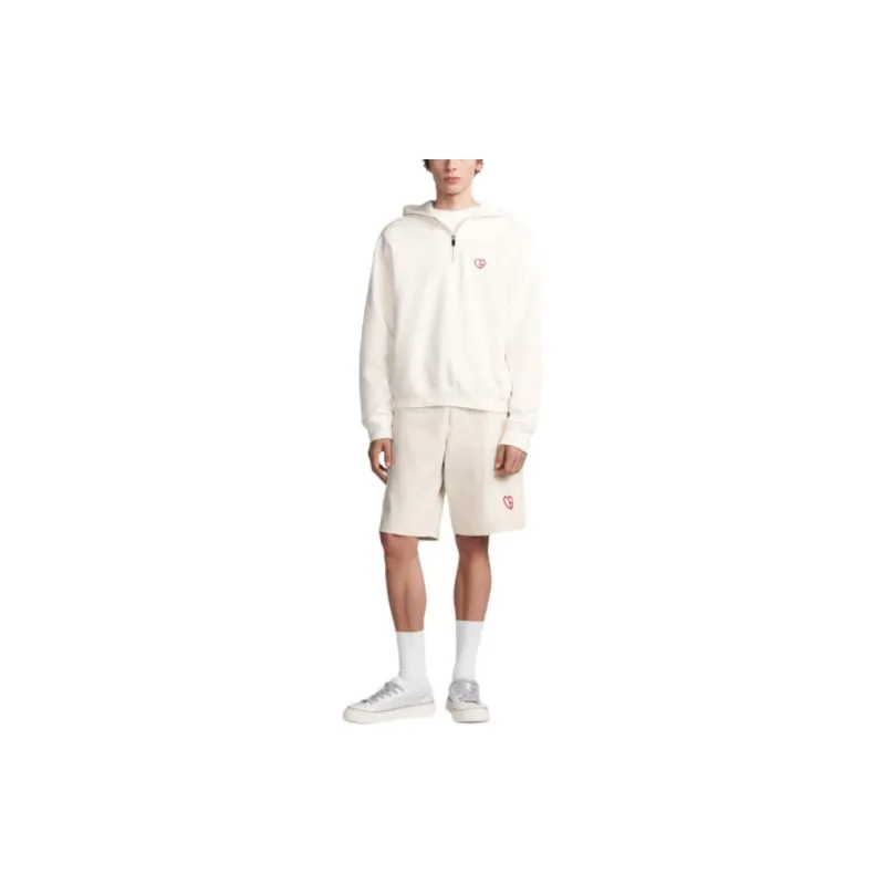 DIOR Zip Detailed Long Sleeved Hoodie-3