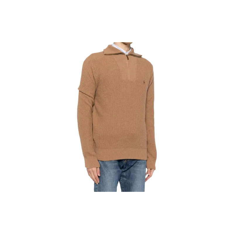 Polo Ralph Lauren Waffle Knit Zip up Jumper-4