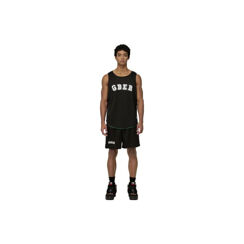 Powolves Basketball Jerseys Unisex Black Green-4