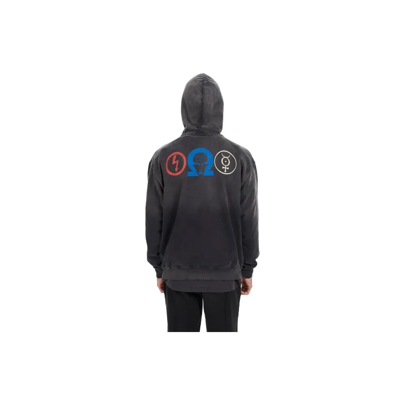 False Perception Sweatshirt Unisex Washed Black-2