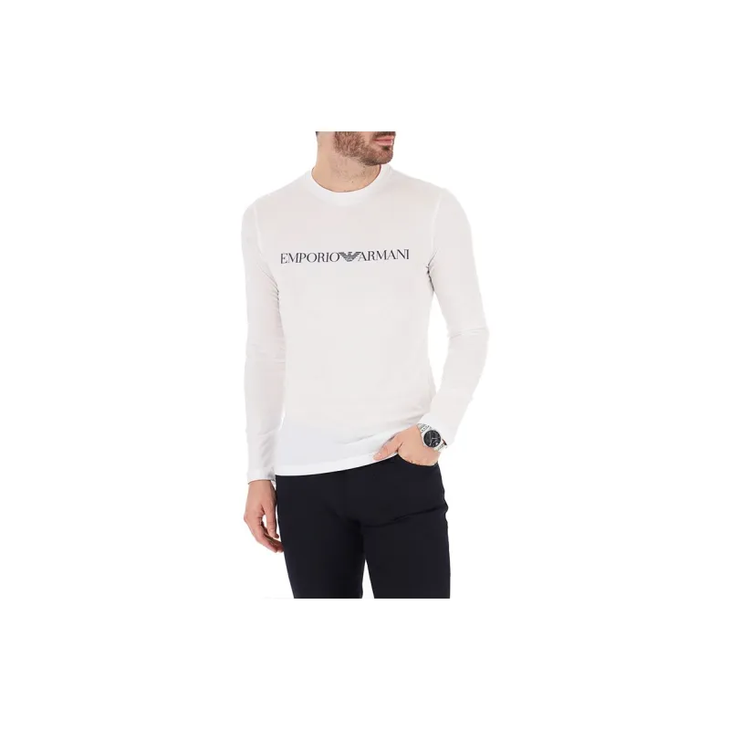 EMPORIO ARMANI Logo Printed Crewneck T Shirt-2