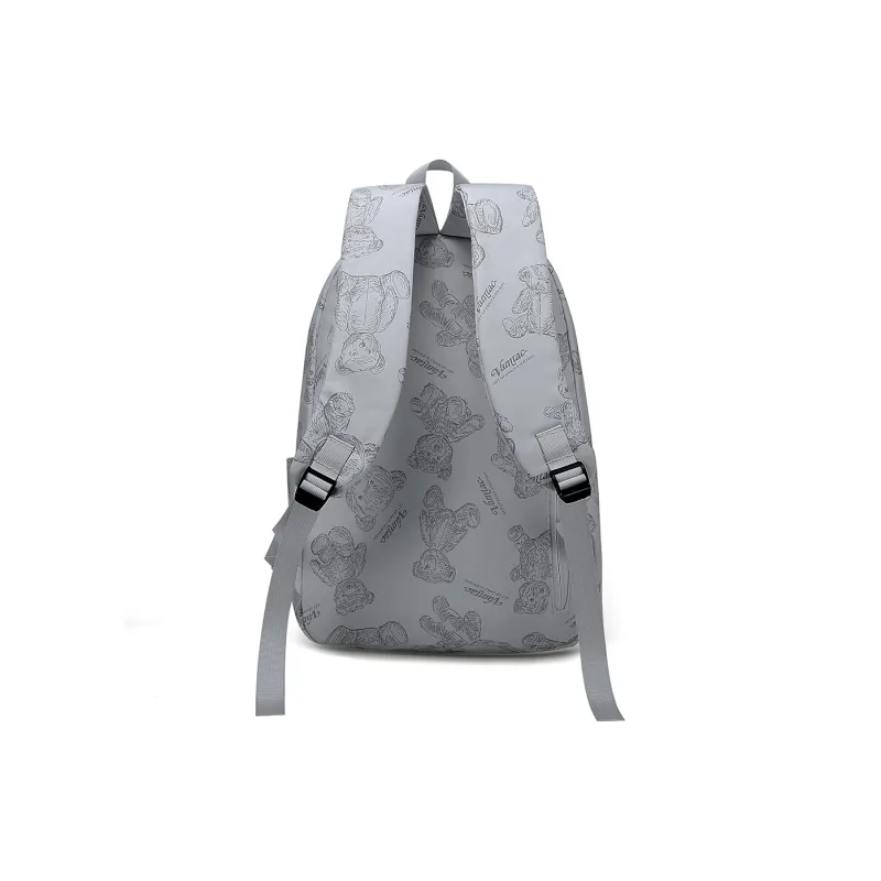 TANGCOOL Nylon Backpacks Backpack Regular Unisex Multicolor-27