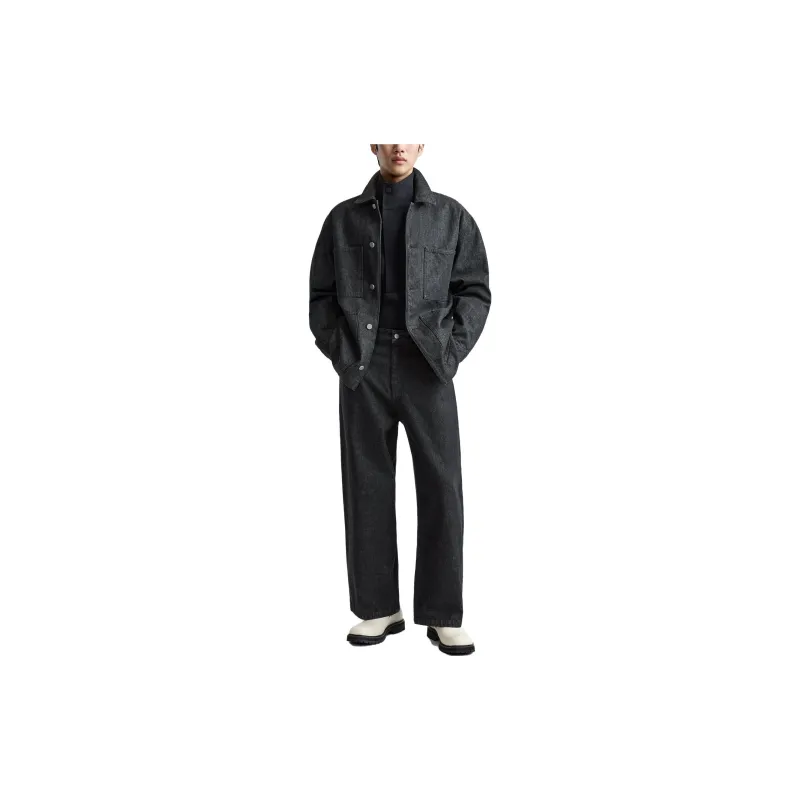 ZARA x STUDIO NICHOLSON Denim Jacket Men's Black-3