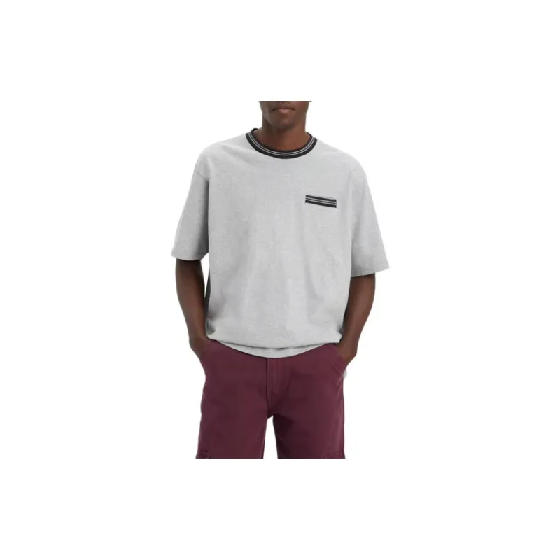 Levis T Shirts Men Gray-1