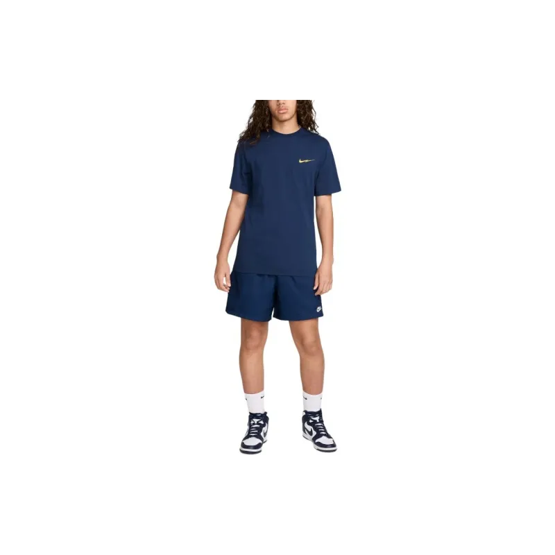 Nike T Shirts Men Marine Blue-1