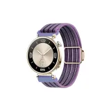 Light and Translucent Cut-Out[Upgraded Magnetic | Woven Slide Buckle]Purple-Rose Gold Buckle