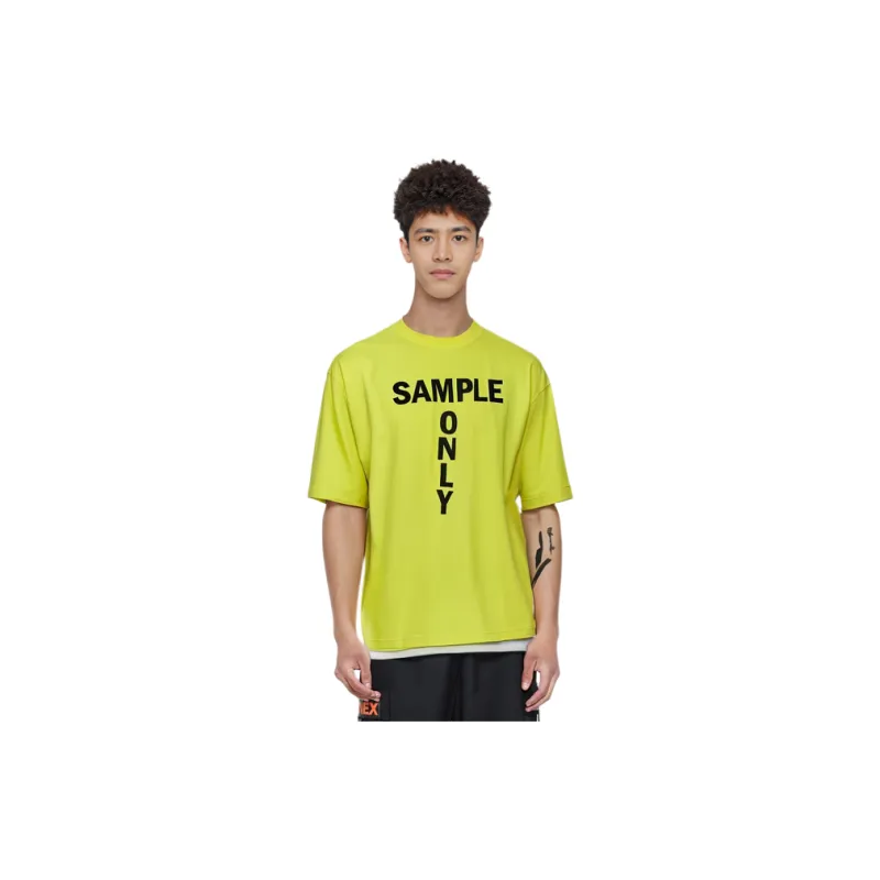 Acne Studios SS22 T Shirt Men's Yellow Green-4