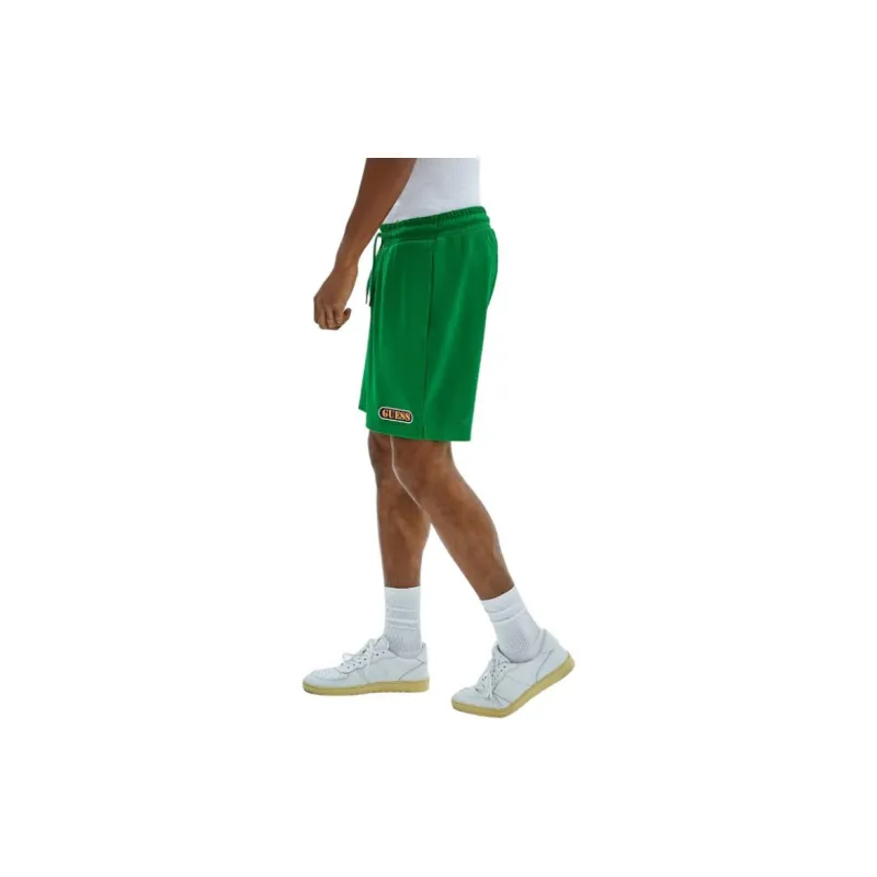 GUESS Side Logo Shorts Casual Shorts Men's Green-5