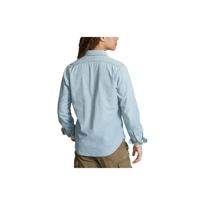 Polo Ralph Lauren SS24 Shirt Men's Light Indigo-2