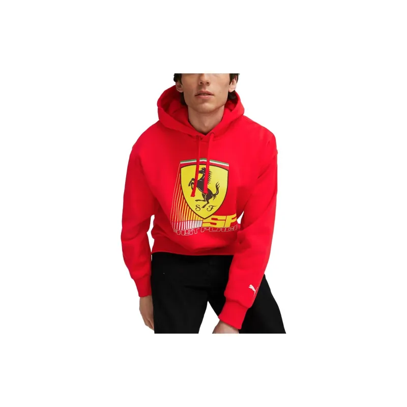 PUMA Ferrari Sweatshirt Men's Red-3