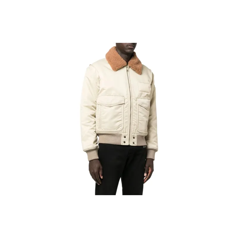 DIESEL Jackets Men White-3