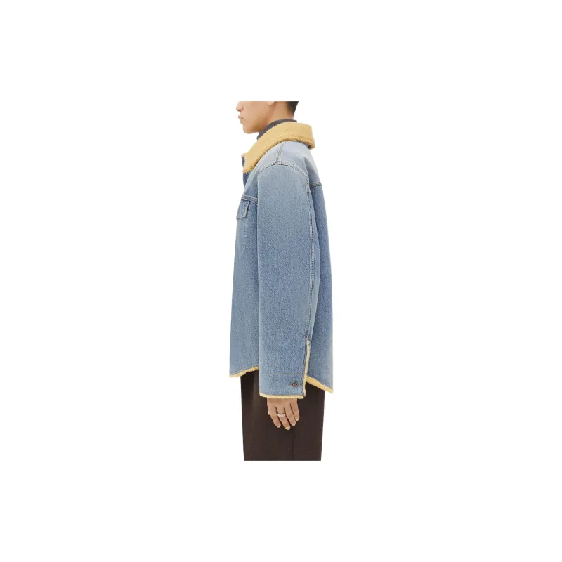 Bottega Veneta Jackets Men Blue-4