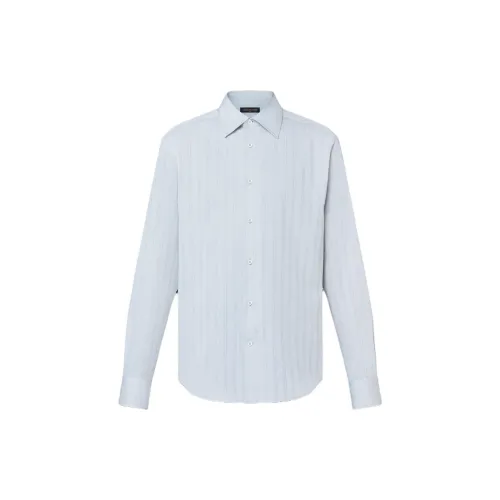 LOUIS VUITTON Shirts Men Light Blue