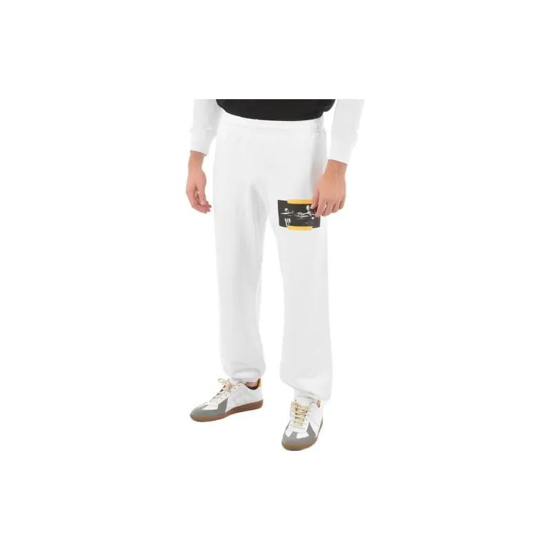OFF WHITE Caravaggio Painting St Jerome Writing Slim Sweatpants-4