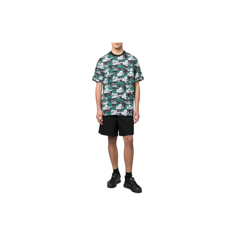 Ferrari Car-motif Cotton T-shirt-2