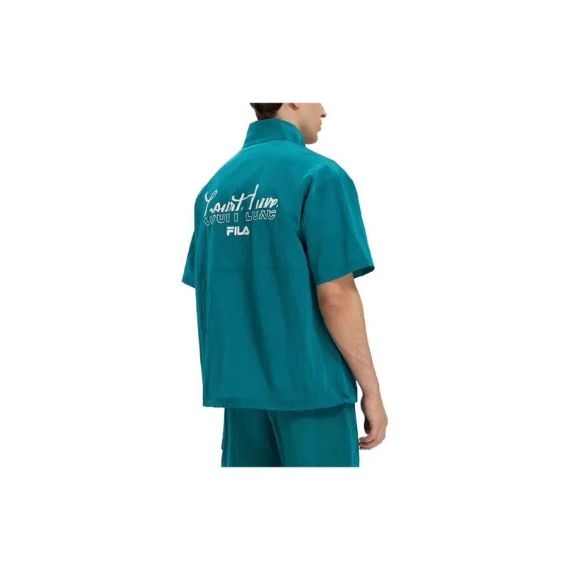 FILA Jackets Men Resilient Aqua Green-2