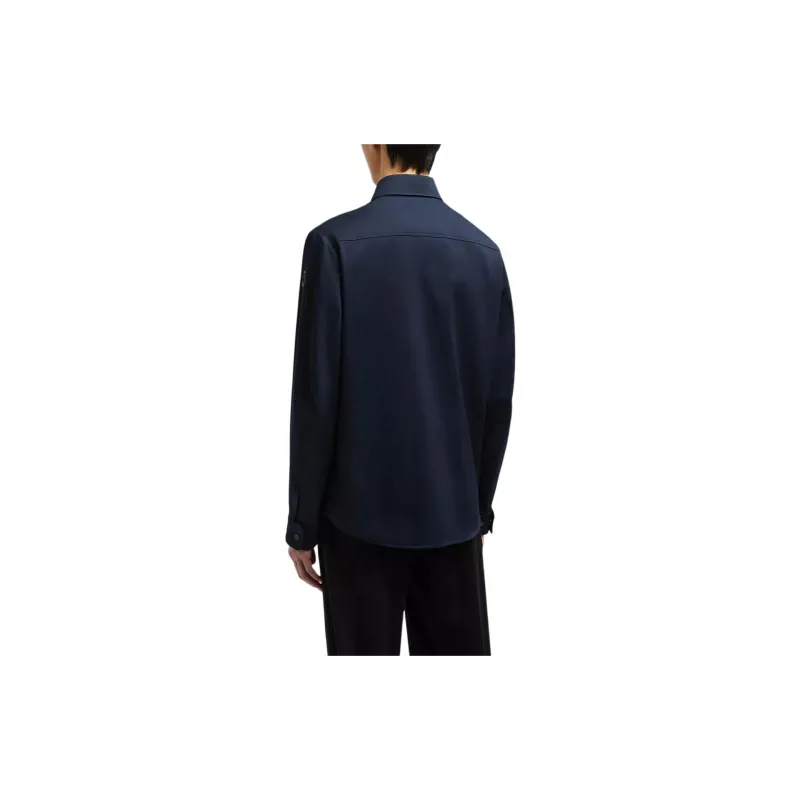 Moncler Collared Button Up Denim Jacket-2