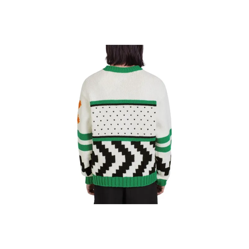 KENZO X Nigo Holiday Season Sweaters Unisex Green-5
