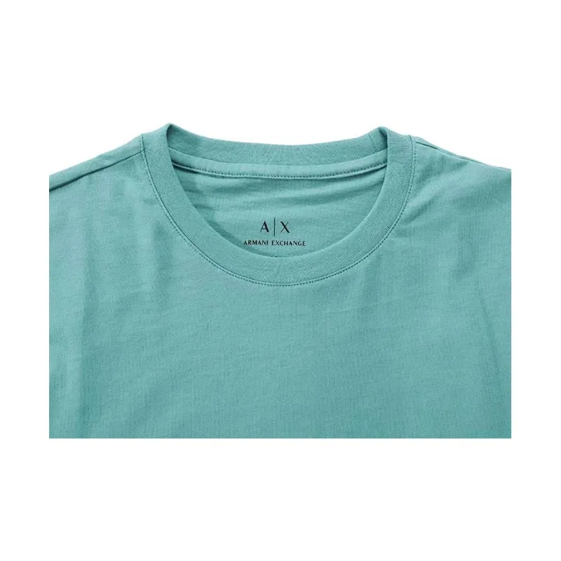 ARMANI EXCHANGEAE SS24 T Shirt Men's Blue Green-4