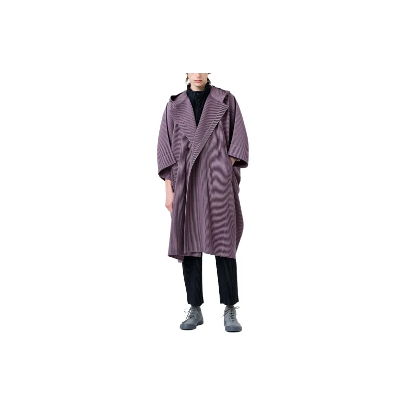 ISSEY MIYAKE Monthly Color January Coats Men's Rose Brown-4
