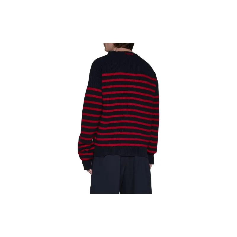 MARNI Striped Knit Jumper-3