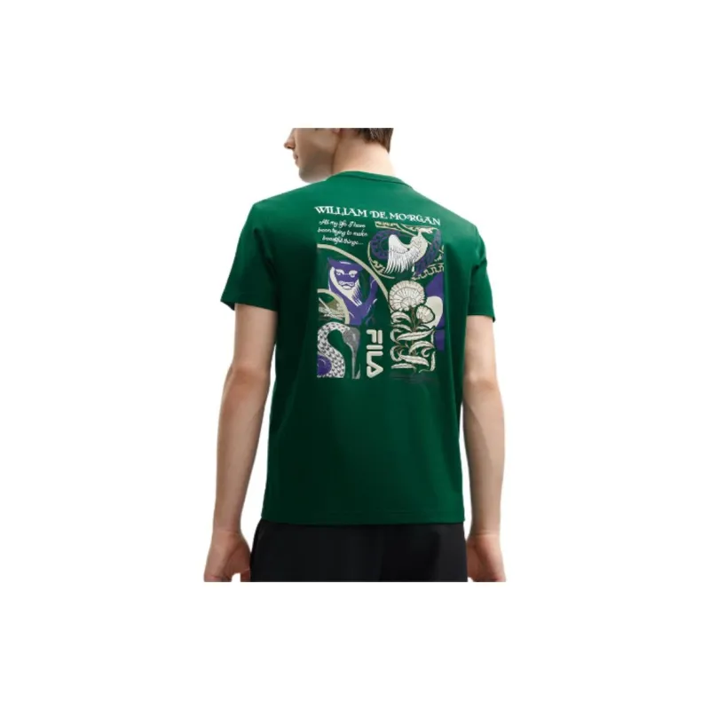 FILA T Shirt Men's Bamboo Green-5