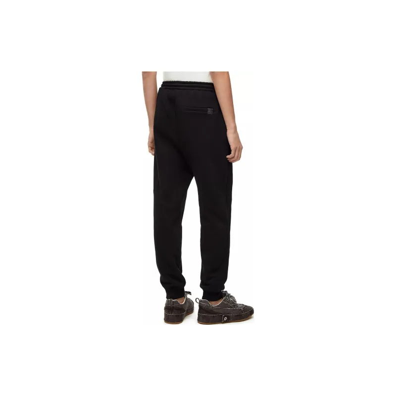 LOEWE SS23 Knitted Sweatpants Men's Black-1