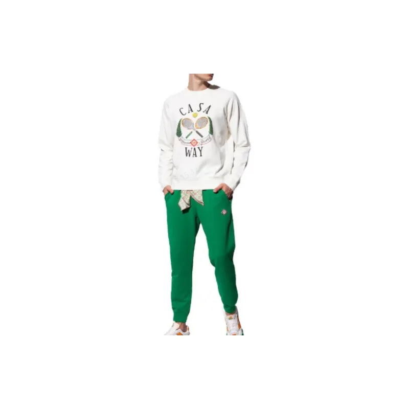 CASABLANCA Castaway Tennis Club Digital Print Raglan-1