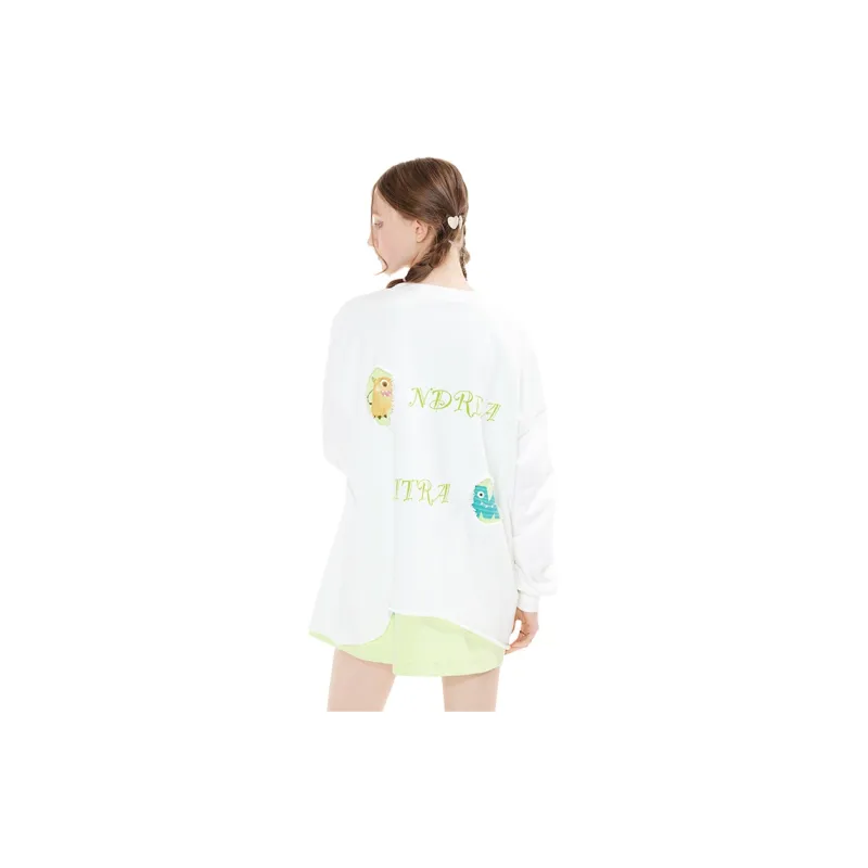 ANDREA MARTIN Sweatshirts Unisex White-6