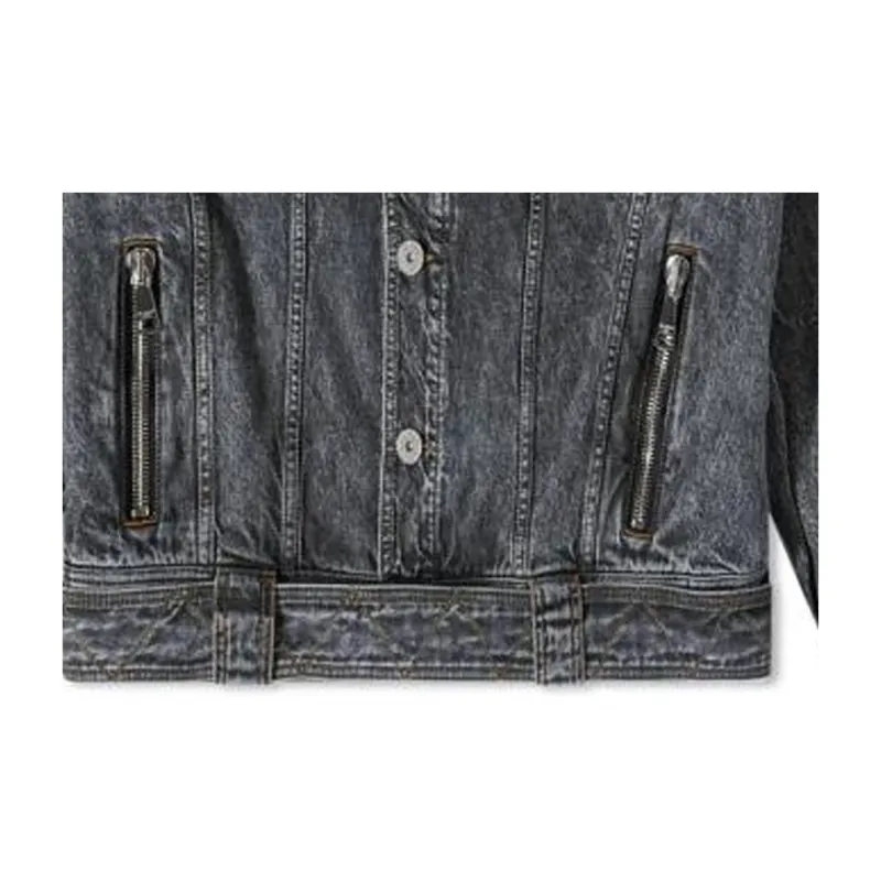 BALMAIN Denim Jackets Men Black-7