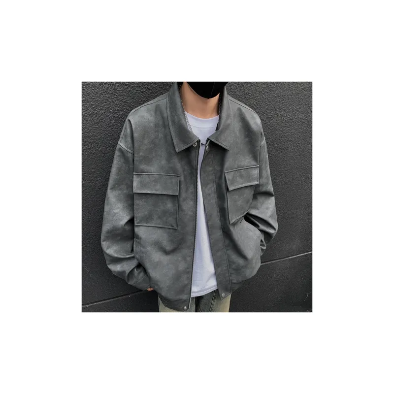 FOR FEAR THAT Leather Jacket Unisex-13