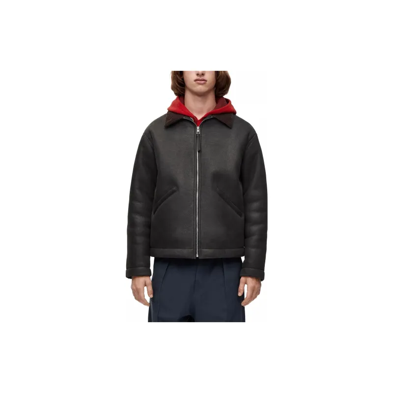 LOEWE Shearling Workwear Jacket-2