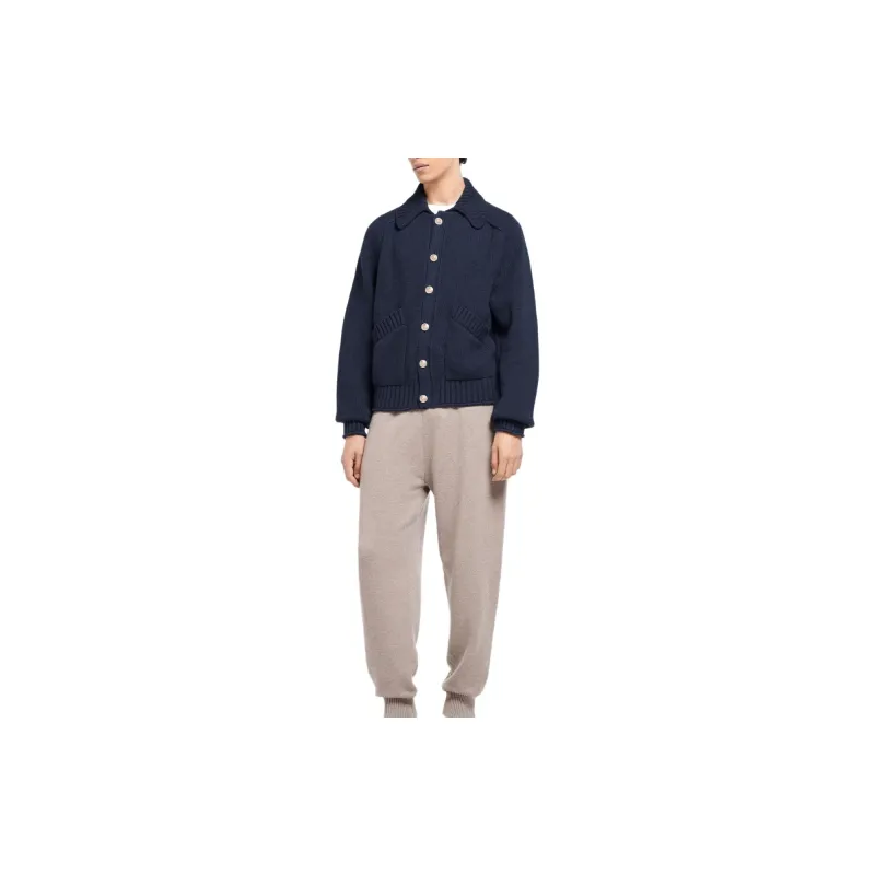 Barrie Chunky knit Cashmere Cardigan-1