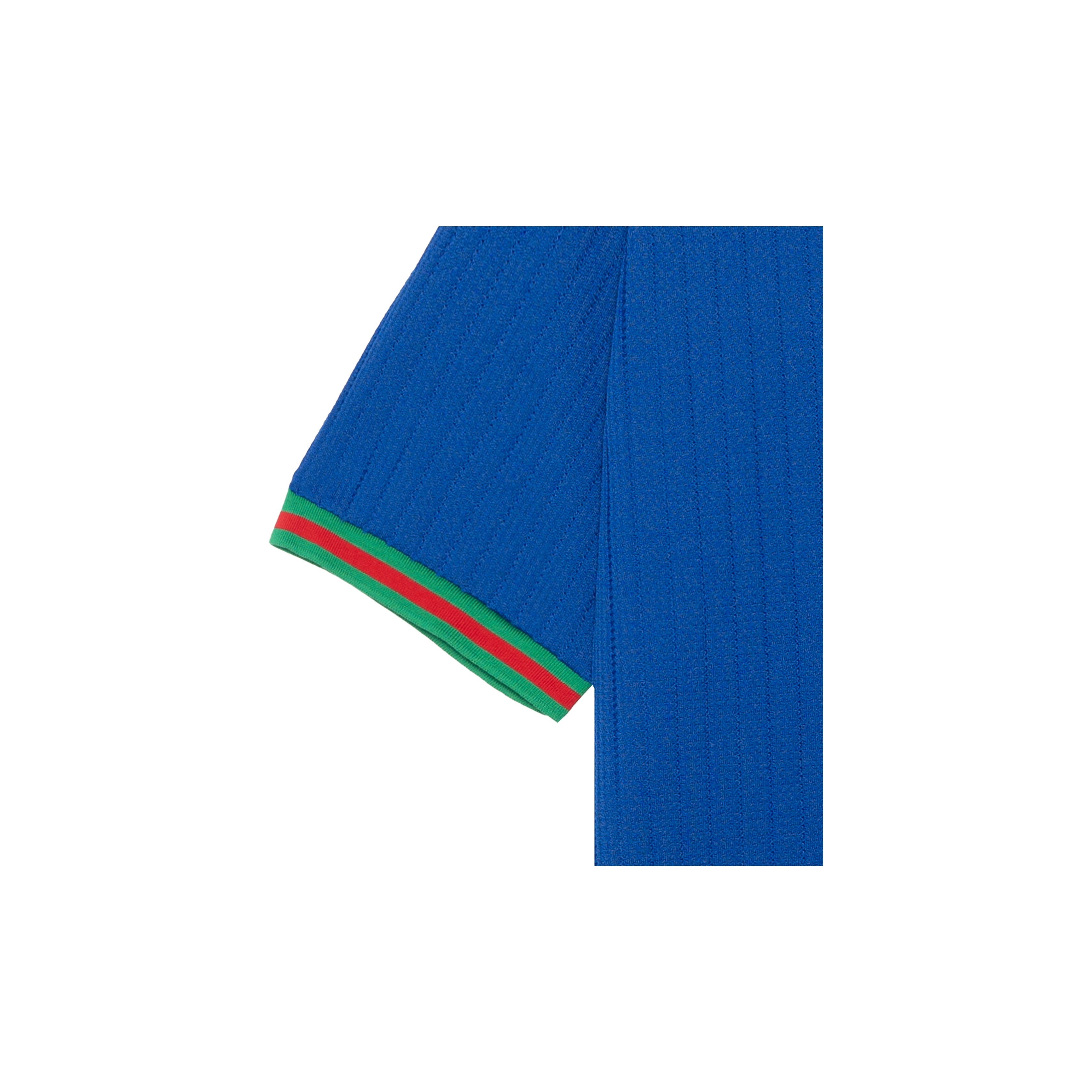 GUCCI X Adidas Polyester Polo Shirt Cobalt Blue XS - POIZON