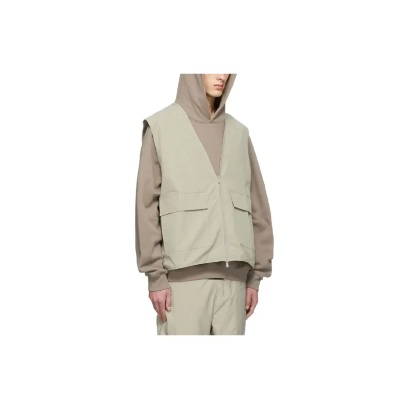 Fear Of God Essentials SS22 Vest Men's Gray Green-3