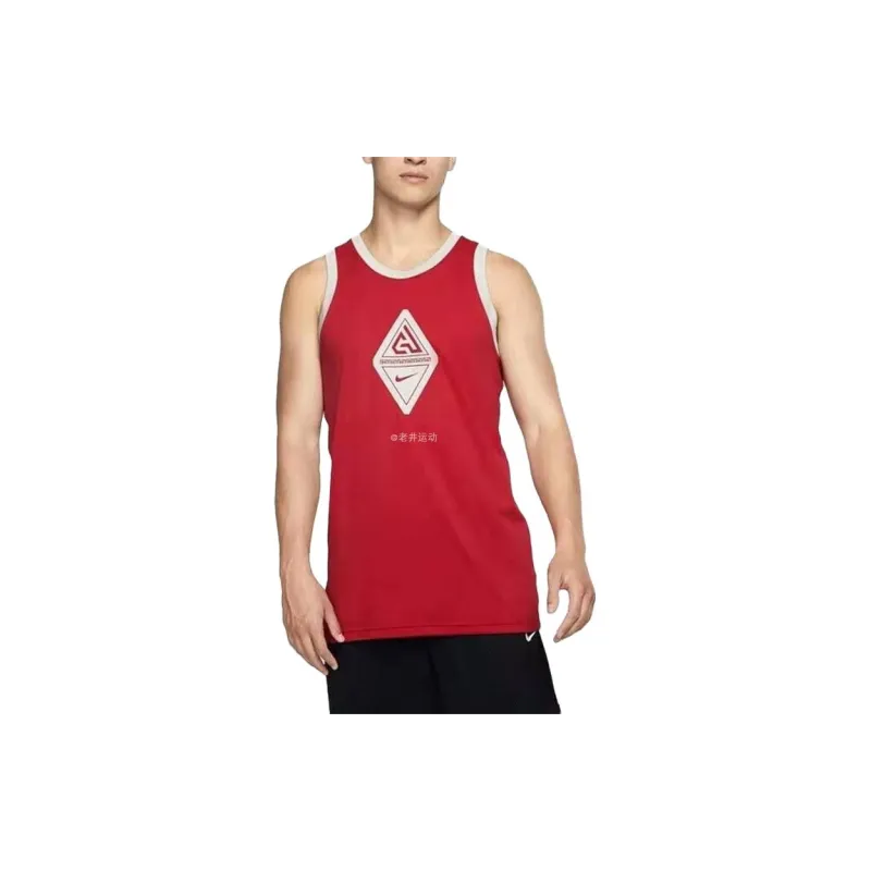 Nike Tank Tops Men Red-1