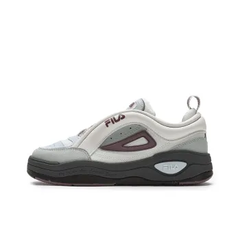 FILA MIX 2 Anti-Slip Wear-Resistant Low-Top Skateboard Shoes Women's Haze Gray/Snow Silver