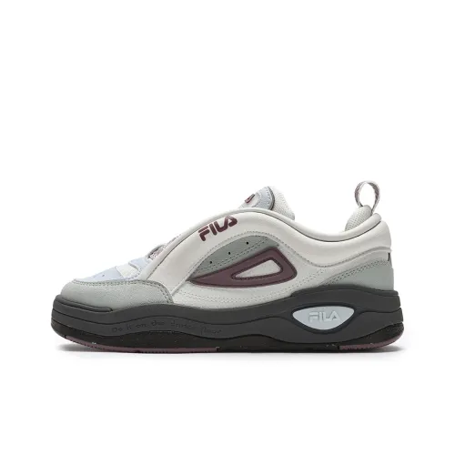 FILA MIX 2 Skateboard Shoes Women's Low-Top Haze Gray/Snow Silver