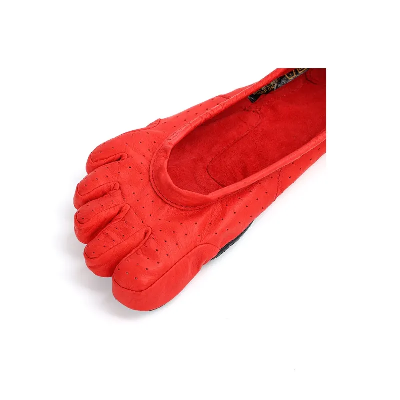 Vibram Five Fingers Shoes Anti Slip Wear Resistant Breathable Lightweight Training Shoes Women's Red Yoga-2