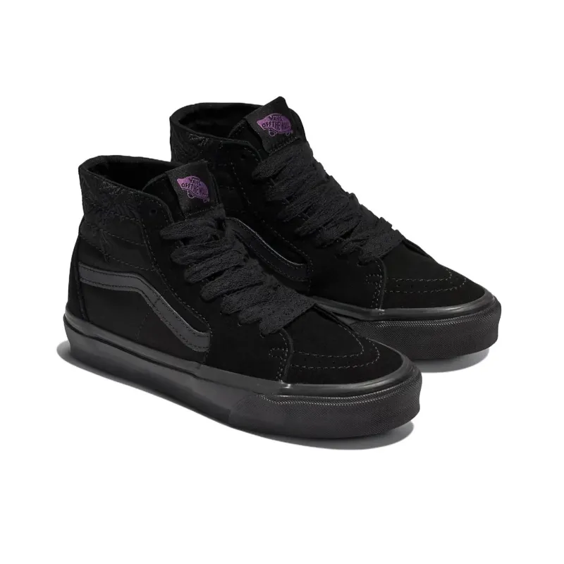 Vans SK8 HI Anti Slip Wear Resistant Low Top Skateboard Shoes Unisex Black-1