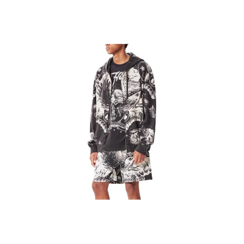 Ed Hardy FW24 Sweatshirt Men's Dark Marble-5