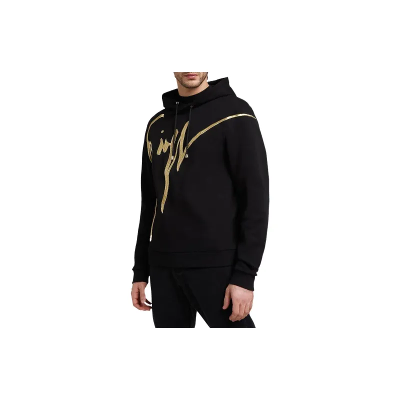 Giuseppe Zanotti Embroidered logo Cotton Hoodie-3