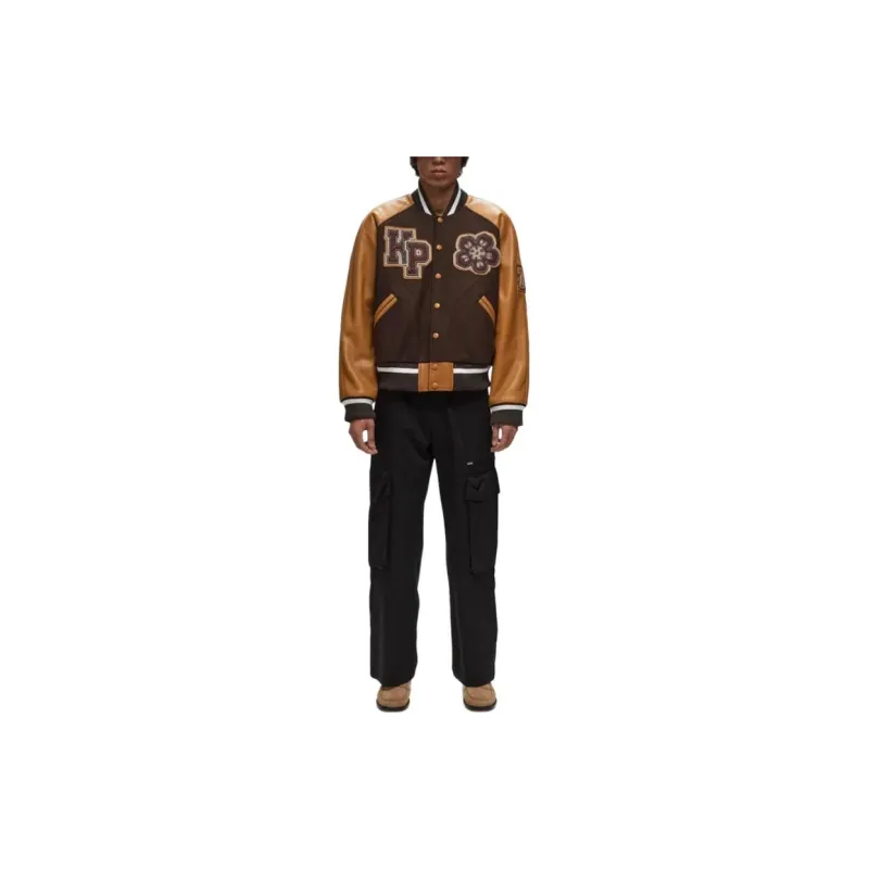 KENZO Logo Patch Varsity Jacket-1