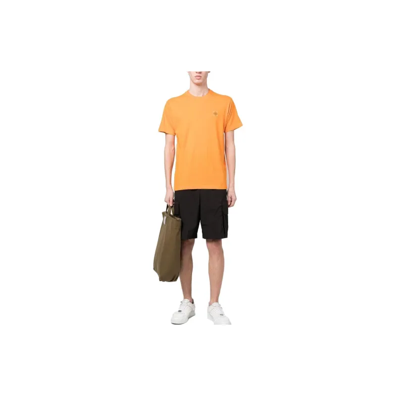 STONE ISLAND T Shirt Men's Orange-3