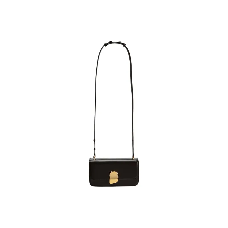 ZARA PU Shoulder Bag Small Size Women's Black-1