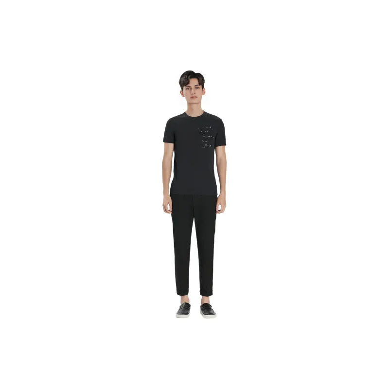 FENDI Regular T Shirt Men's Black-2