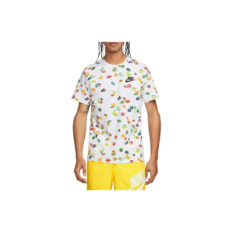 Nike T Shirts Men White-4