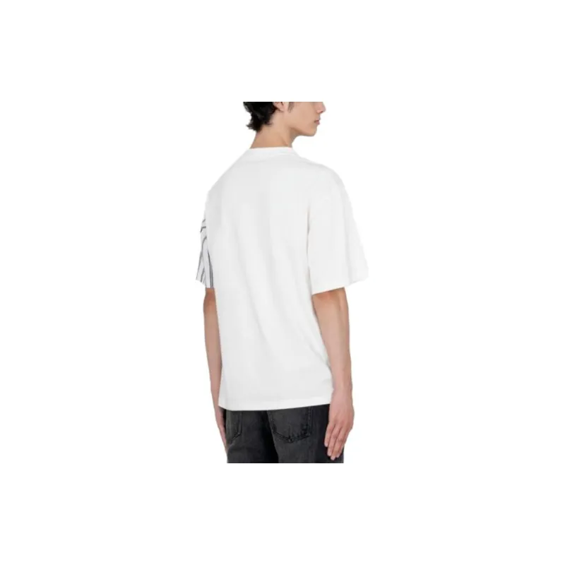 Feng Chen Wang Stitching Series T Shirts Men White-2