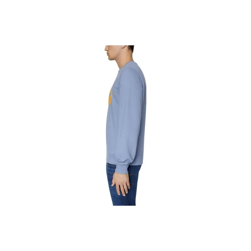 DIESEL Sweatshirts Men Light Blue-3